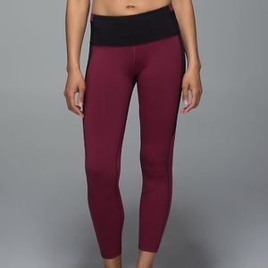 Lululemon all you need tight dashing purple blk